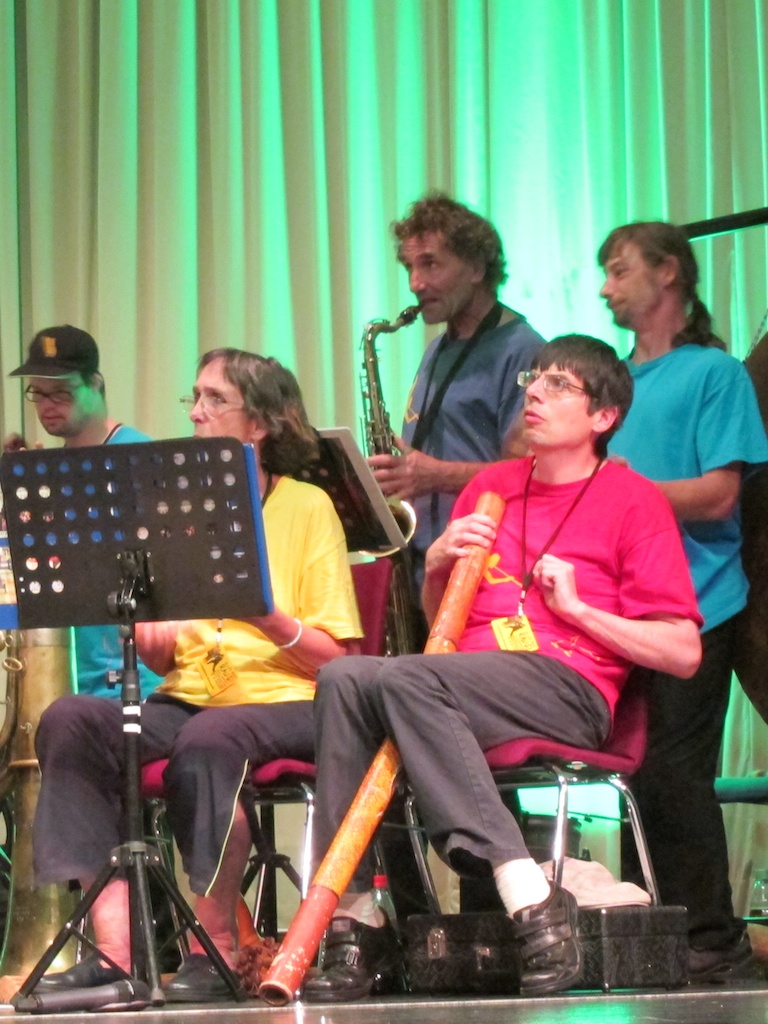 mit Didgeridoo