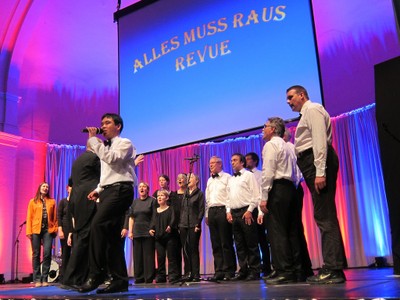 ALLES MUSS RAUS - REVUE: Chor Don Bleu: Humorvolle Präsentation