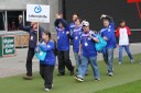 Einmarsch ins Stadion