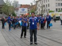 Fackellauf durch die Innenstadt Kaiserslauterns