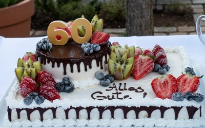 Eistorte zum 60. Geburtstag