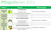 Pfingstferienbetreuung 2023 in Kibo