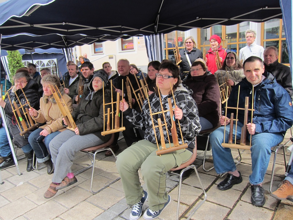 Die Farbtöne spielen beim Frühlingsfest