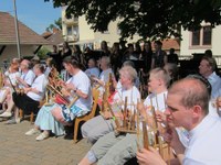 19. Juni 2014: Angklung Gruppe spielt beim Pfarrfest