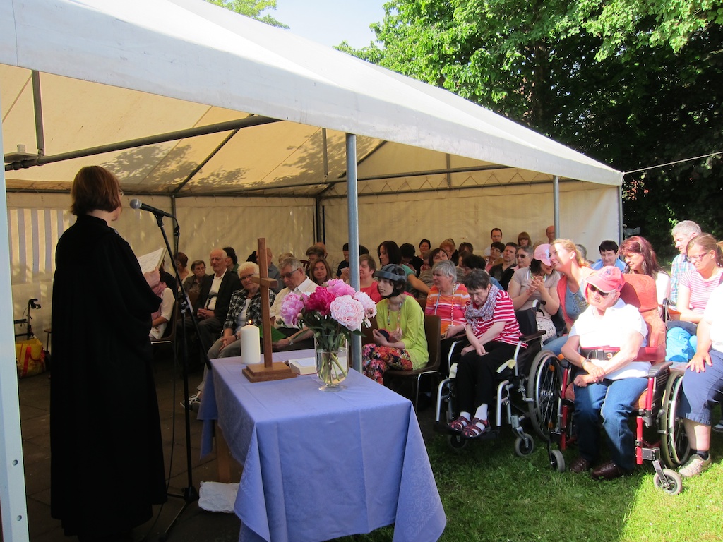 25. Mai 2014: Gottesdienst in der Wohnstätte der Lebenshilfe in Kirchheimbolanden
