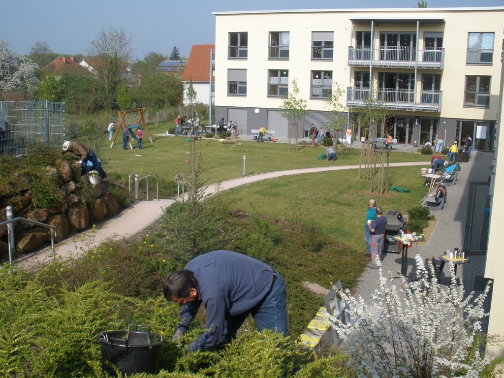 3. Mai 2014: Gartenaktion bei der Lebenshilfe in Zweibrücken