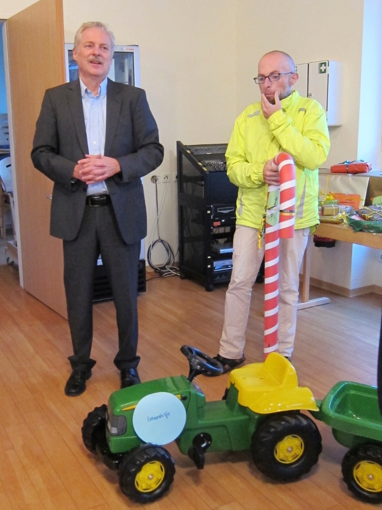 15. Dezember 2014: Spende von John Deere