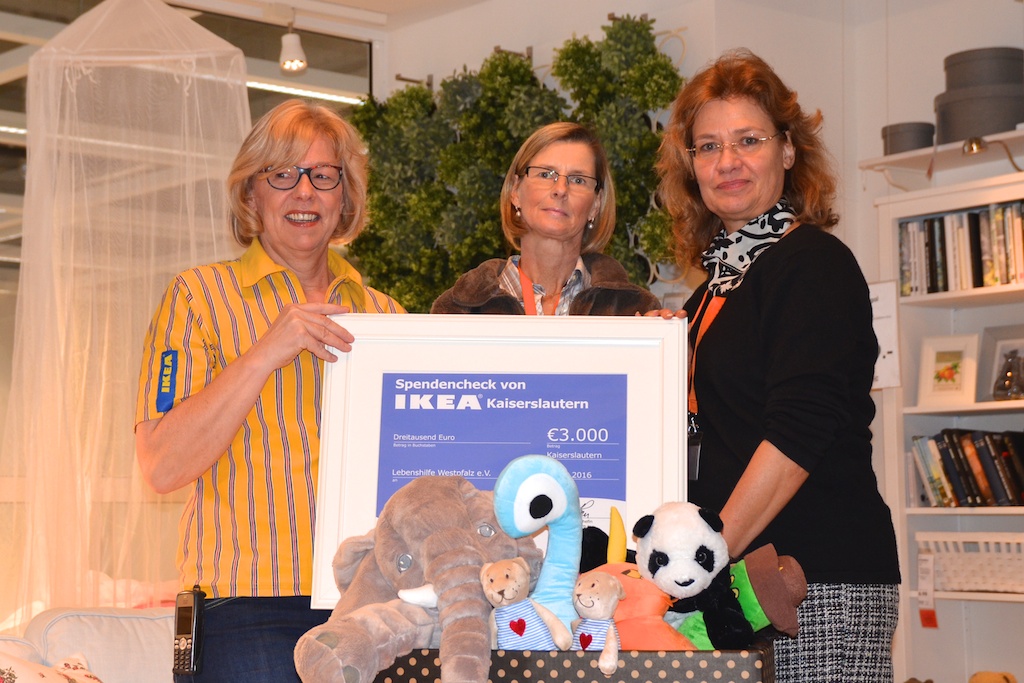01. Februar 2016: IKEA unterstützt erneut die Lebenshilfe Westpfalz