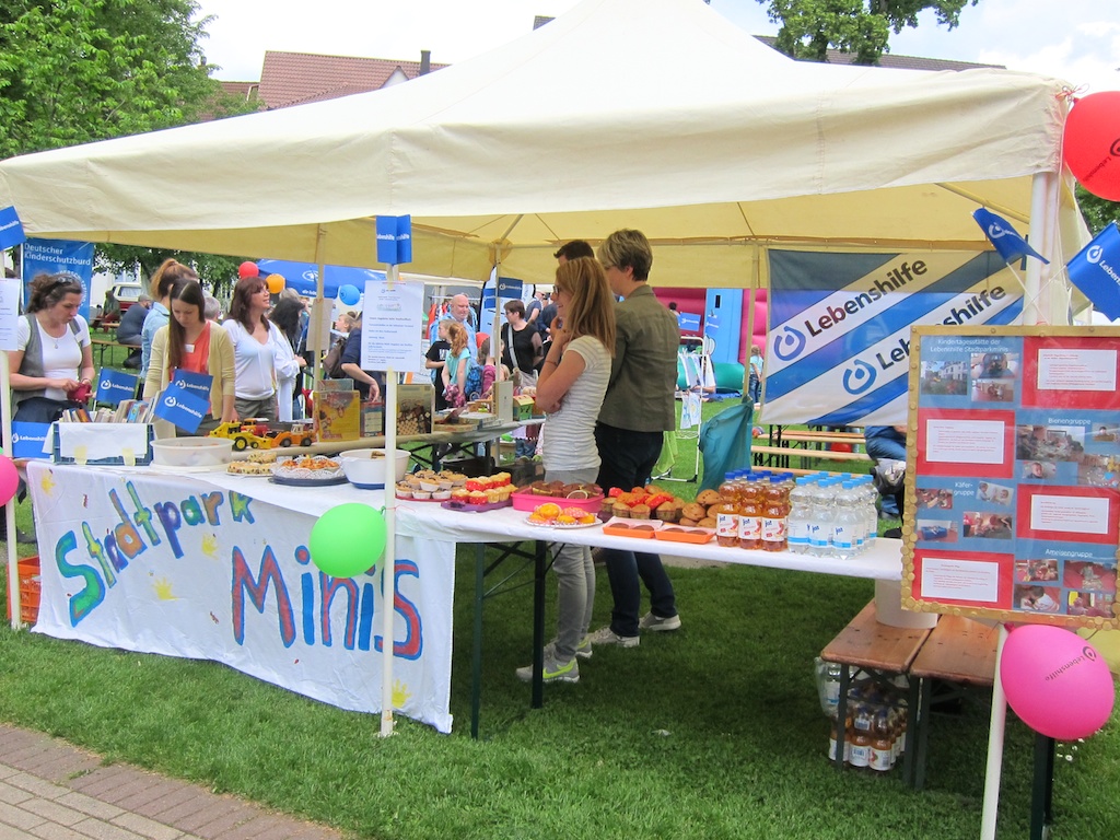 21. Mai 2016: Stadtpark-Minis beim Stadtteilfest