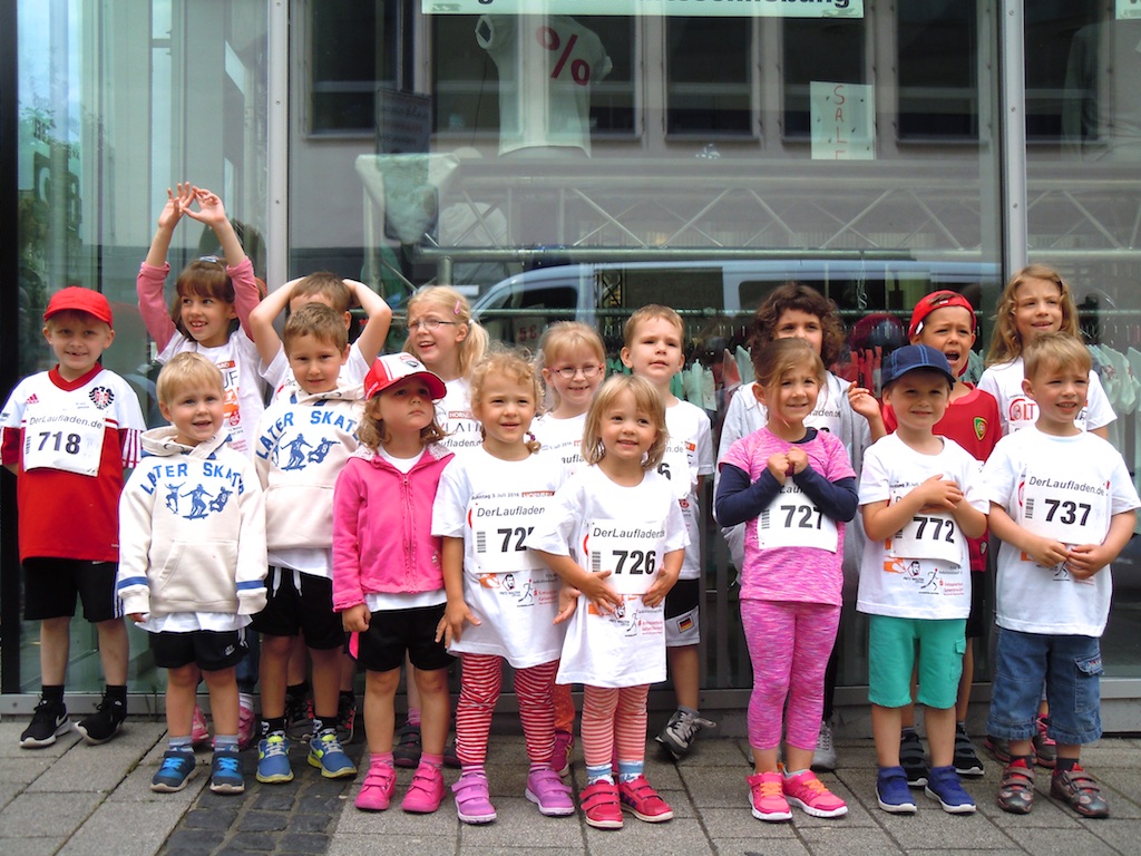 3. Juli 2016: Kindertagesstätten nehmen am City-Lauf teil