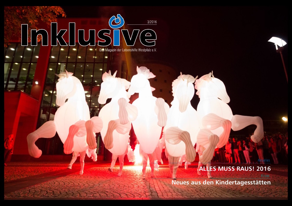 29. August 2016: Inklusive - Dritte Ausgabe 2016