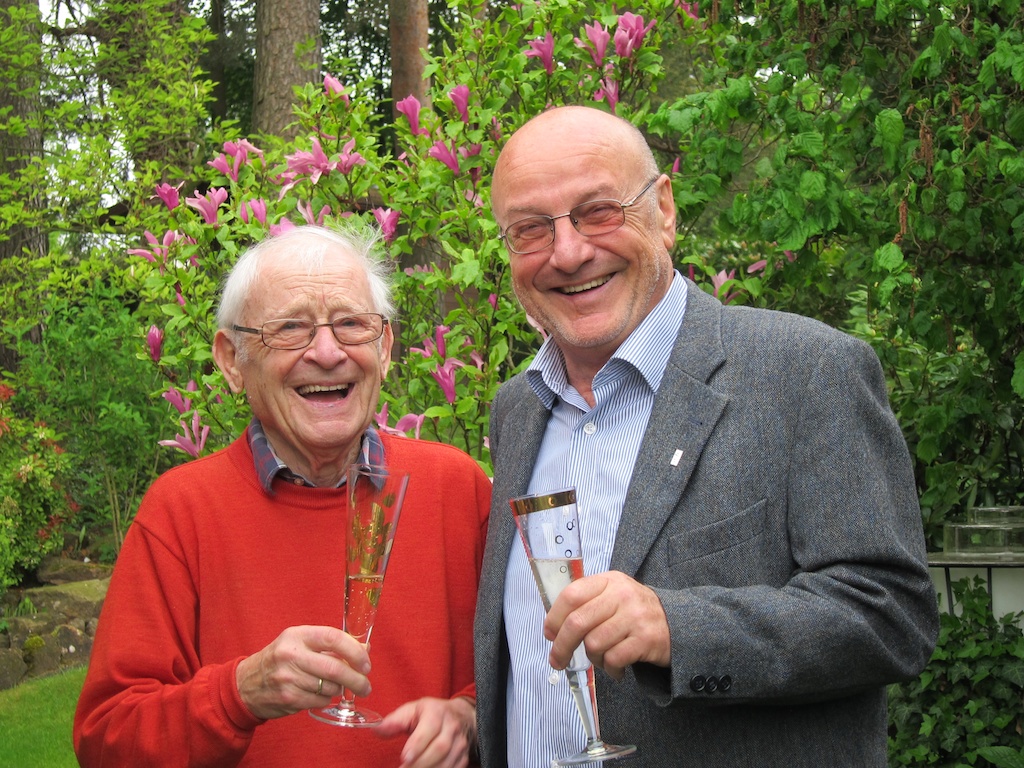 10. Mai 2016: Helmut Spanier feierte 90. Geburtstag