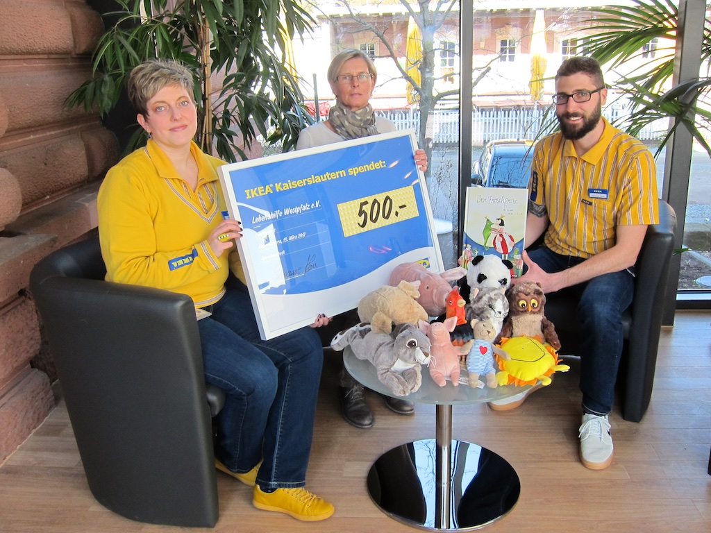13. März 2017: Spende von IKEA