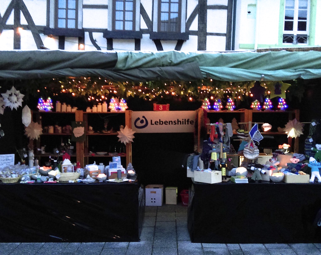 10. Dezember 2017: Lebenhilfe Westpfalz Weihnachten 2017 - TAF beim Weihnachtsmarkt in Kirchheimbolanden