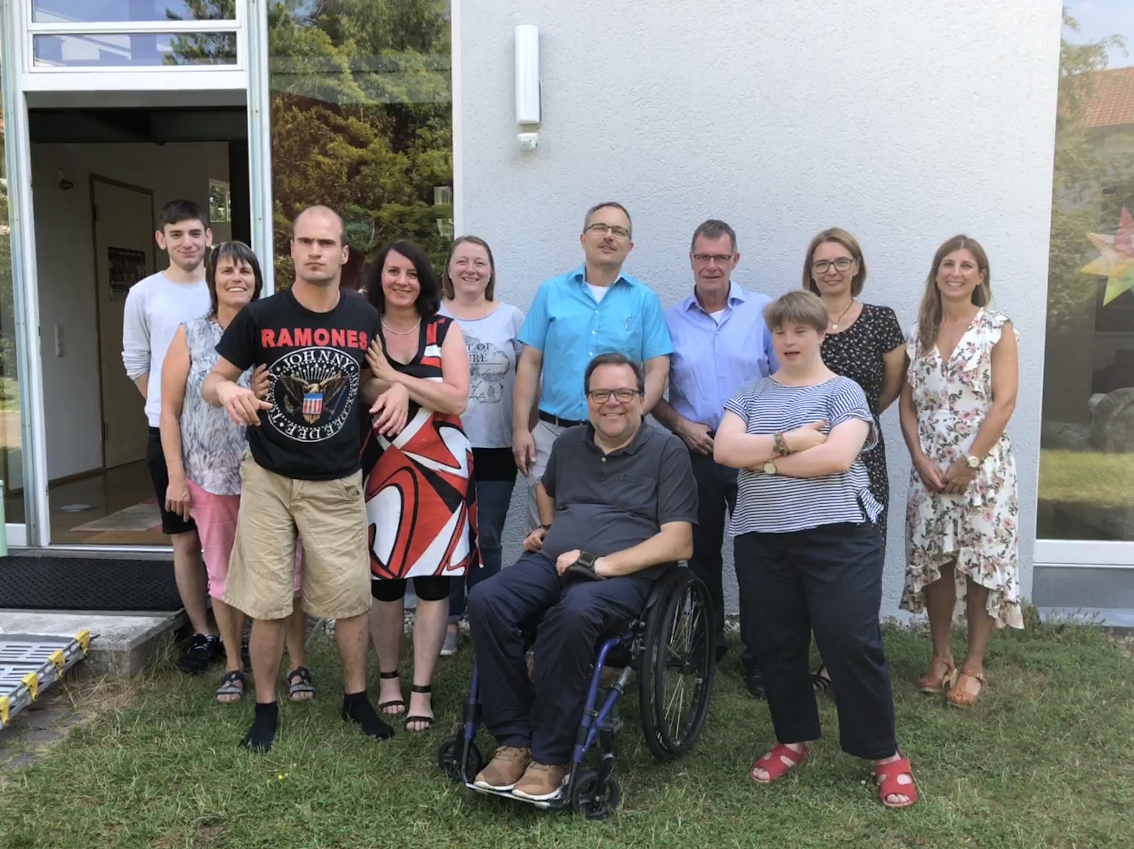 24. Juli 2018: Lebenshilfe Westpfalz e.V. - Matthias Rösch besucht inklusives Wohnprojekt