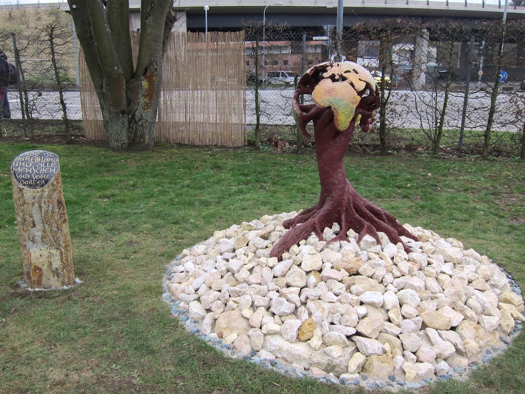 5. April 2018: Gartenschau Kaiserslautern - Skulptur für die Bürger von Stadt und Landkreis Kaiserslautern