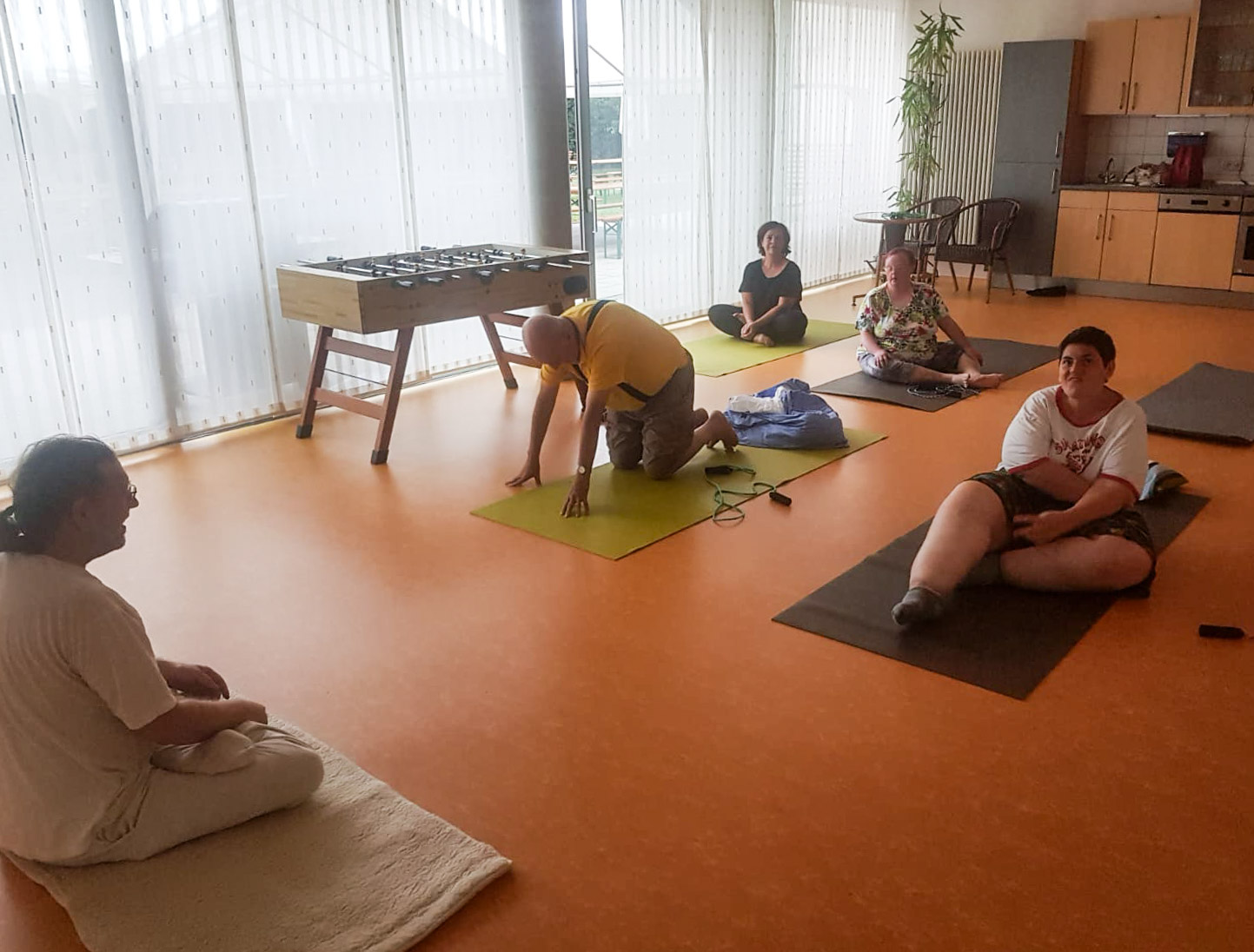 12. August 2019: Yoga in der Wohnstätte Weilerbach