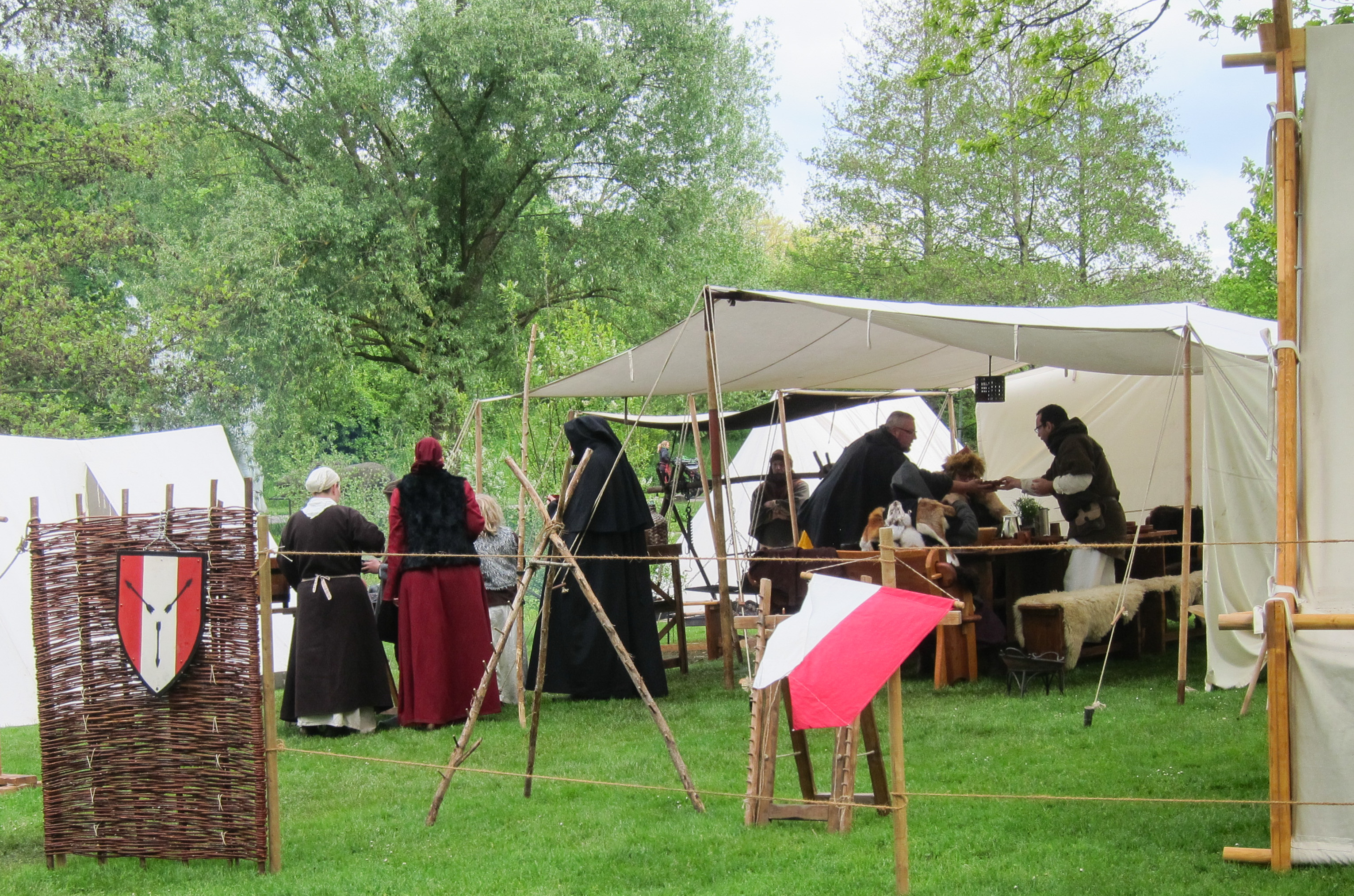 5. Mai 2019: Mittelaltermarkt auf der Gartenschau