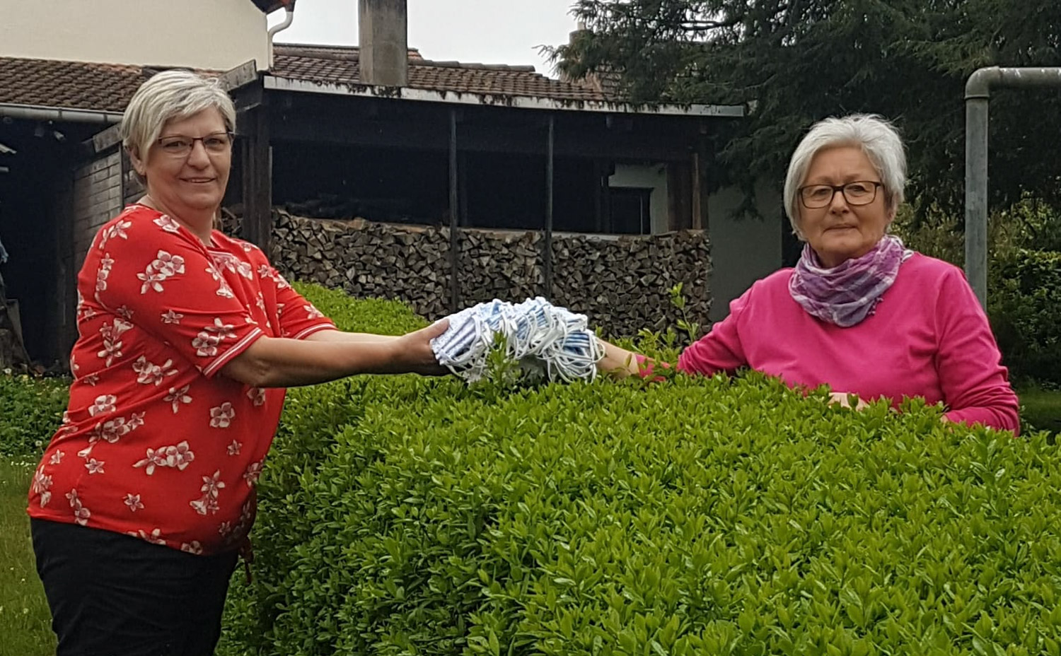 28. April 2020: Maskenspende für Weilerbach 