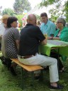 Gäste:Präsident Walfried Weber (vorne r.) & Verbandsbürgermeister Harald Westrich (r.)