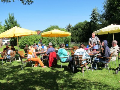 Sonnenschirme für kleine Gruppen