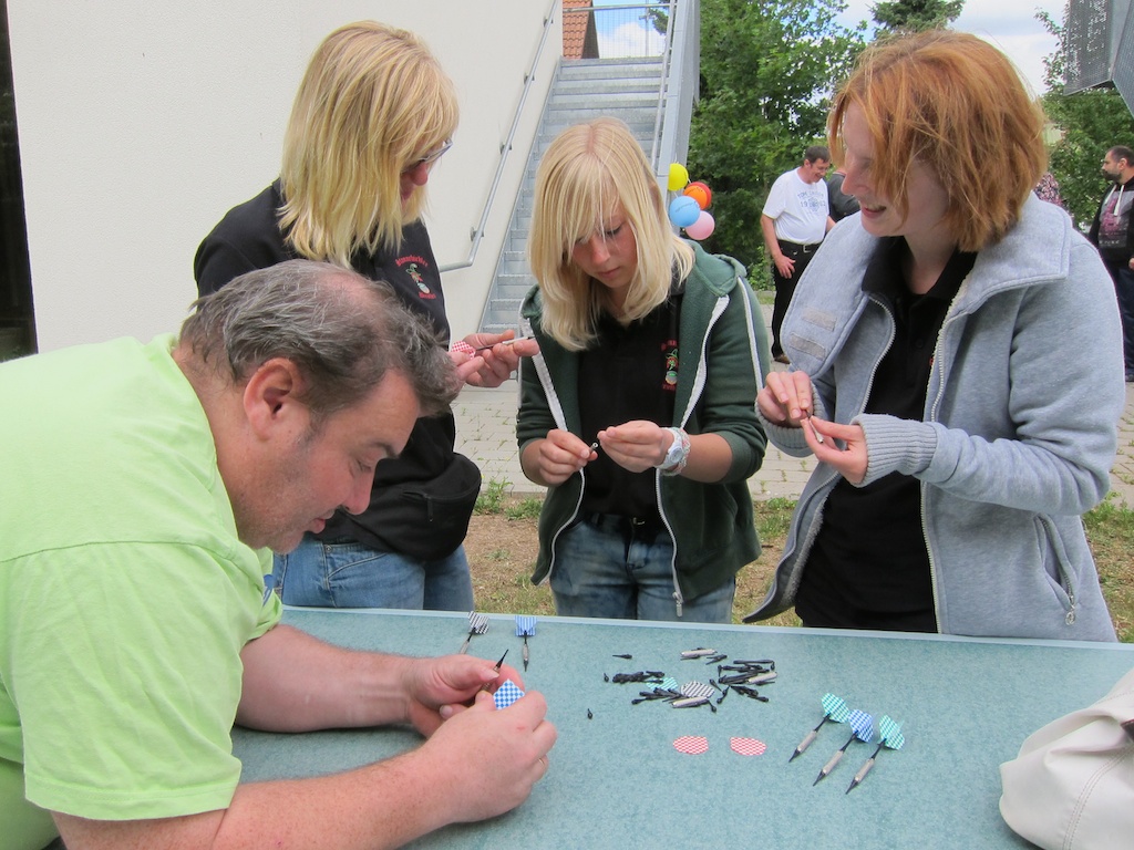 Vorbereitung der Pfeile