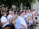 Die Angklung-Gruppe ...