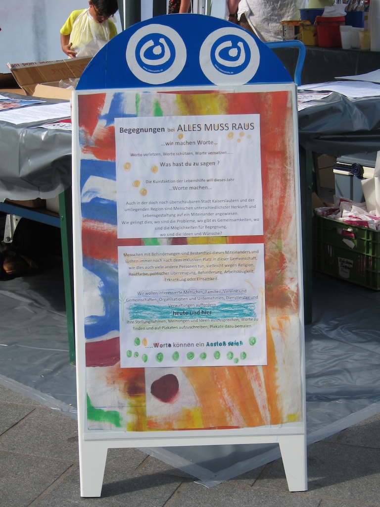 Banneraktion zum Mitmachen