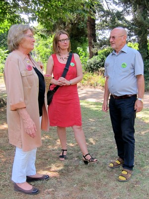 Margita Schreier, Kerstin Kührt, Walfried Weber, Lebenshilfe-Vorstand (v.l.)