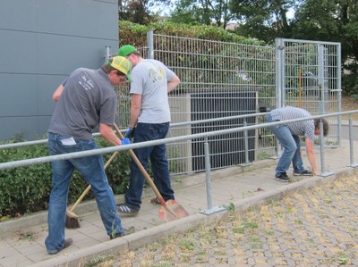 und bei der Außenwohngruppe