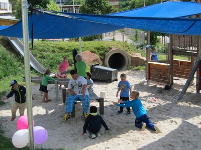 Auf dem Spielplatz