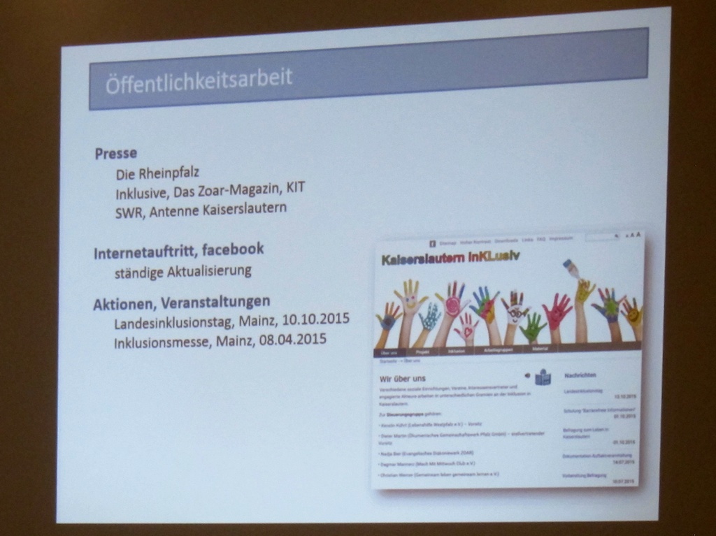 zeigten großes Interesse an den Themen,  