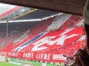 Das Banner wird ausgerollt