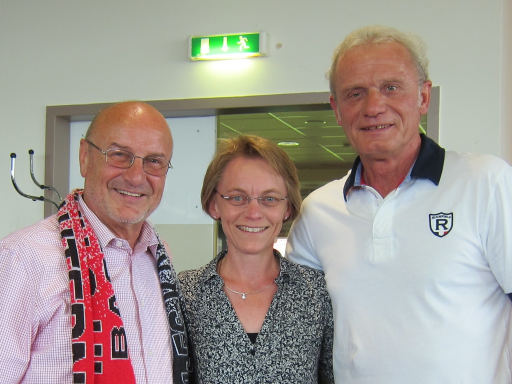 Walfried Weber, Tanja Hermann, Hans-Peter  Briegel (v.l.)