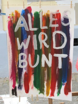mit der Aktion ALLES WIRD BUNT!