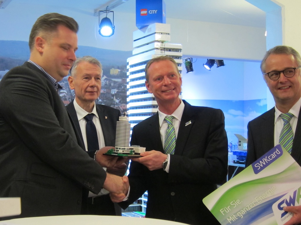 Martin Schild, Dr. Klaus Weichel, Richard Mastenbroek, Markus Vollmer (v.l.)