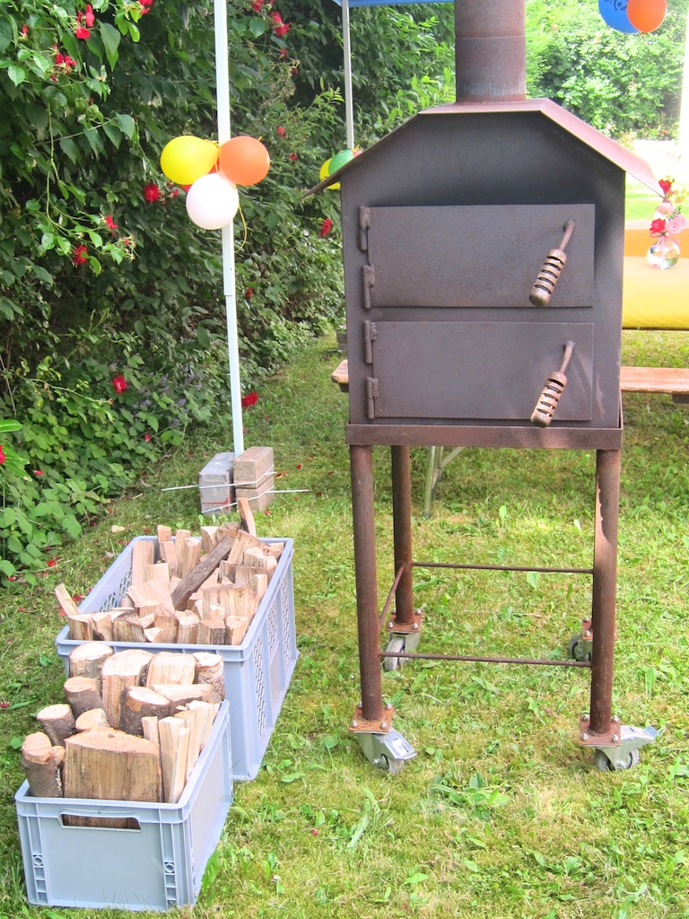 Ein Flammkuchenofen