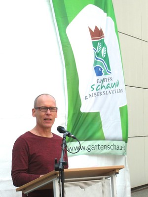 Dr. Rainer Schmiedel betonte die Bedeutung der Gartenschau