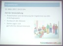 Projektforum im März präsentieren