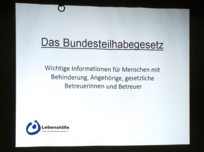 Informationen zum neuen Bundesteilhabegesetz