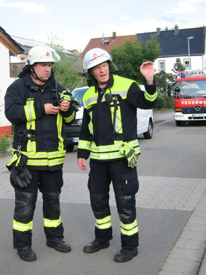 Wehrleiter Udo Strasser (r.)