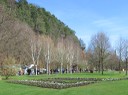 Eine Gruppe ist auf dem Rückweg,