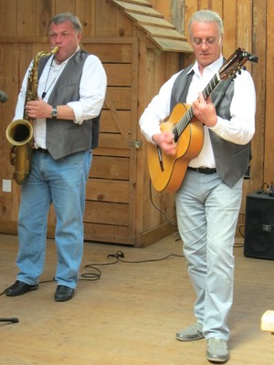 mit Helmut Engelhardt und Martin Haberer (r.) 