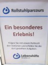 Rollstuhlparcours der Lebenshilfe