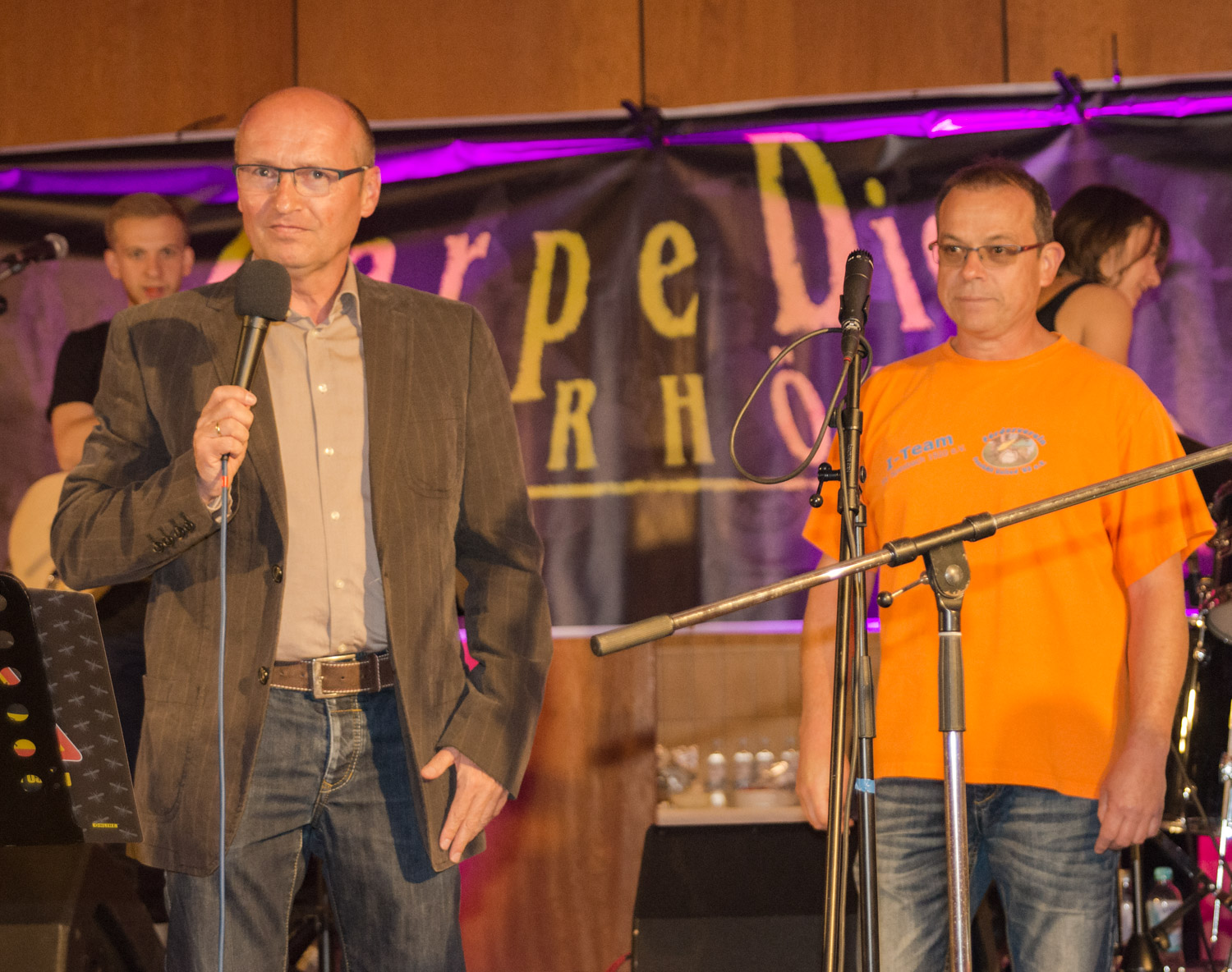 Matthias Mahl und Frederic Nageldinger (r.)
