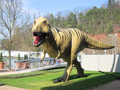 T-Rex erwartungsvoll