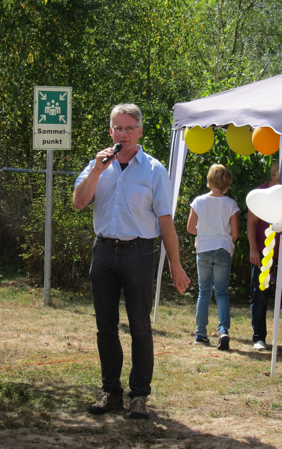 Begrüßung der Gäste durch Dr. Fred Konrad