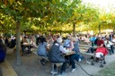 am Bistro auf der Gartenschau