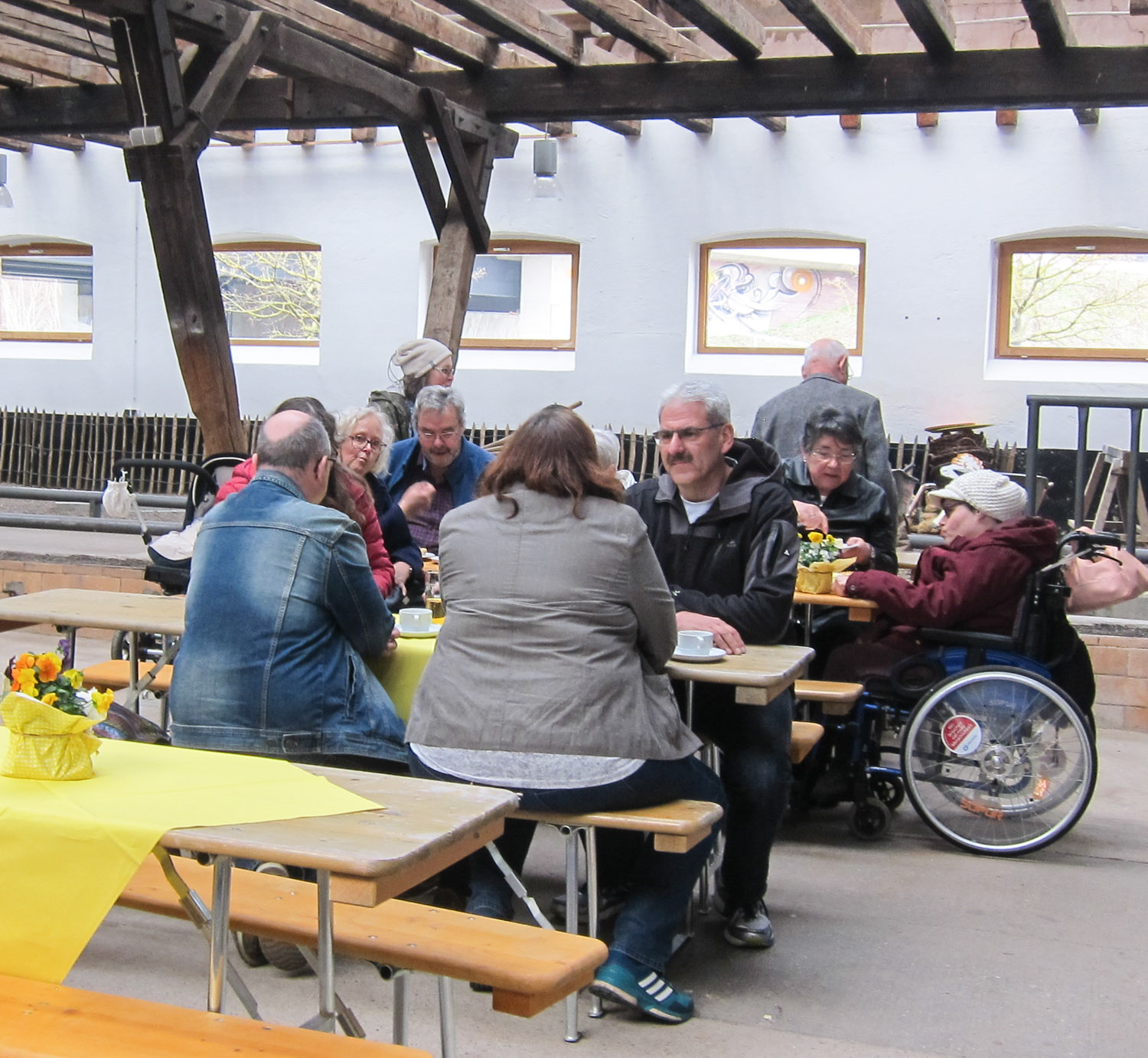 beim Austausch