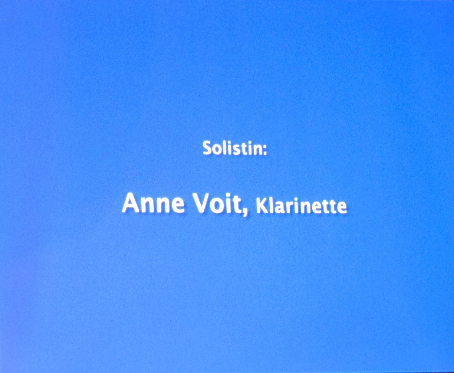 mit Solistin